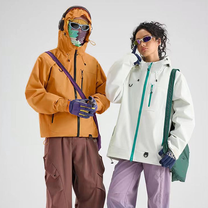 Fall New Arrivals-Outdoor Waterproof Sports Hooded Jacket– Windproof Breathable Sports Raincoat with Multi-Pockets, Durable & Abrasion-Resistant