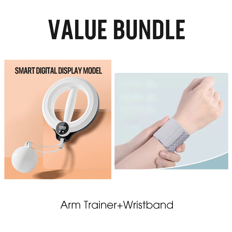 360° Hand Crank Arm & Forearm Trainer with Smart Counter