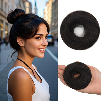 💰 Riesige Ersparnisse – 1 KAUFEN, 1 GRATIS ERHALTEN 🔥 Sofortige Haarbrötchen-Verlängerung in Farbe – voluminöses Haargummi