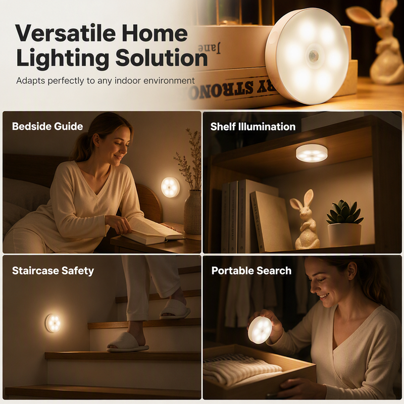Magnetic Wireless LED Motion Sensor Night Light