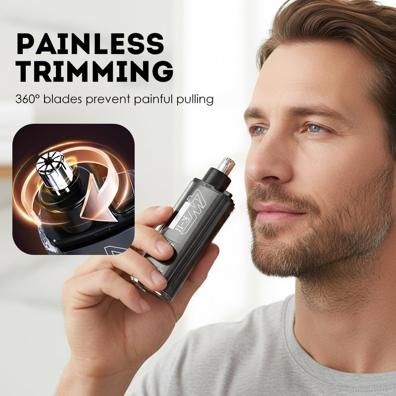Nose & Ear Hair Trimmer with LED Display