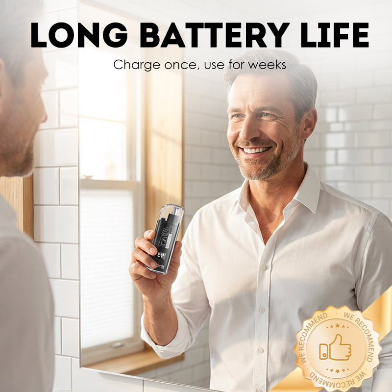 Nose & Ear Hair Trimmer with LED Display