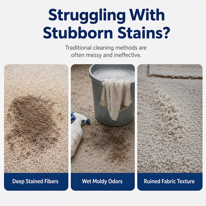 No-Rinse Fabric Cleaner Spray for Carpets & Couches