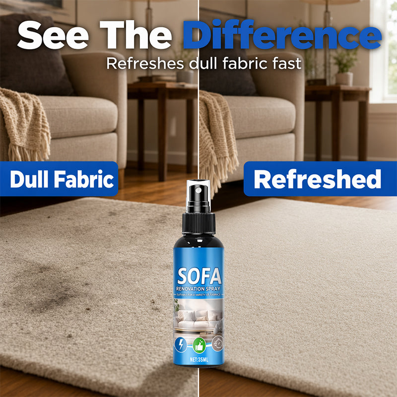No-Rinse Fabric Cleaner Spray for Carpets & Couches