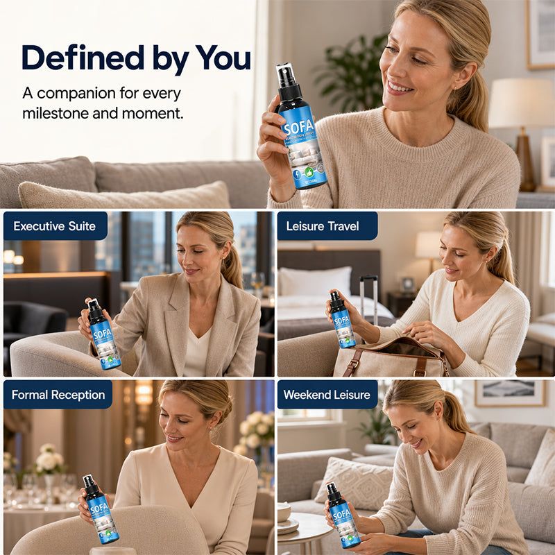 No-Rinse Fabric Cleaner Spray for Carpets & Couches
