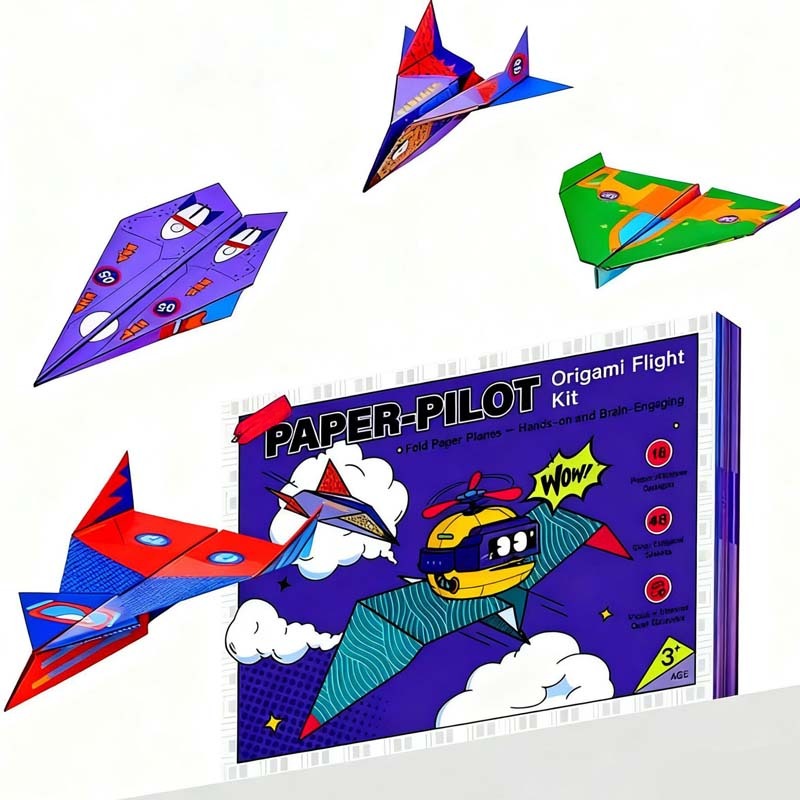 💎 Mehr Wert, weniger Kosten 🛍️ DIY-Papierflugzeug-Bausatz für Kinder – Kreativer MINT-Spaß ✈️