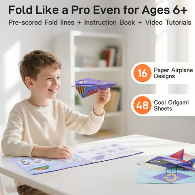 💎 Mehr Wert, weniger Kosten 🛍️ DIY-Papierflugzeug-Bausatz für Kinder – Kreativer MINT-Spaß ✈️