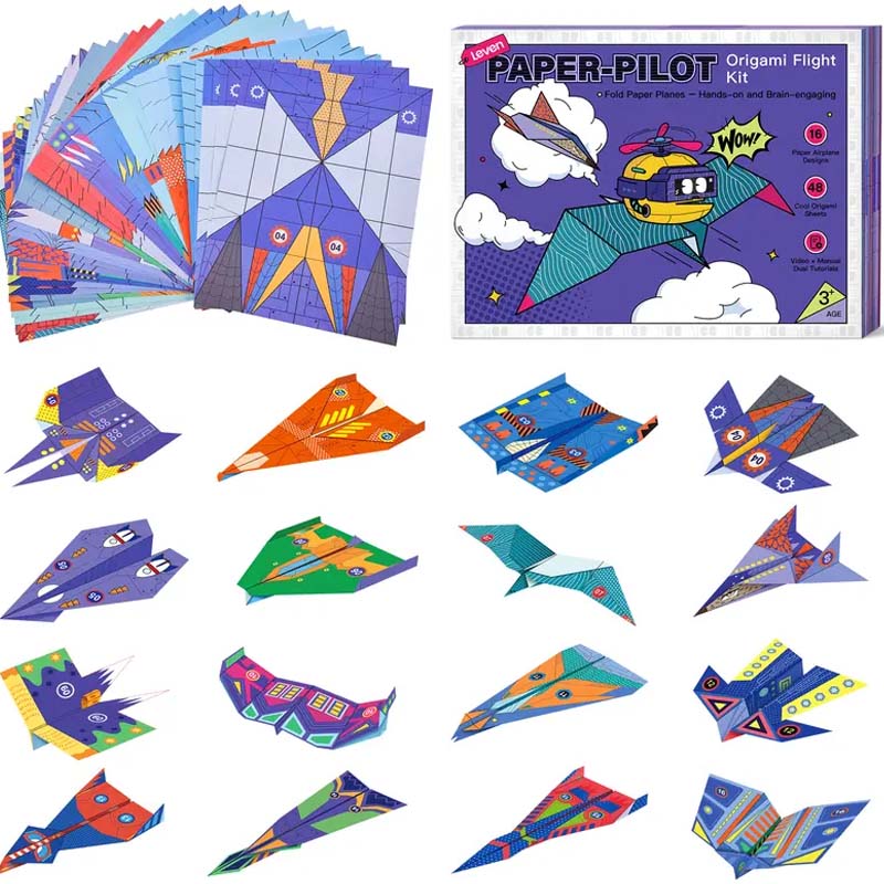 💎 Mehr Wert, weniger Kosten 🛍️ DIY-Papierflugzeug-Bausatz für Kinder – Kreativer MINT-Spaß ✈️