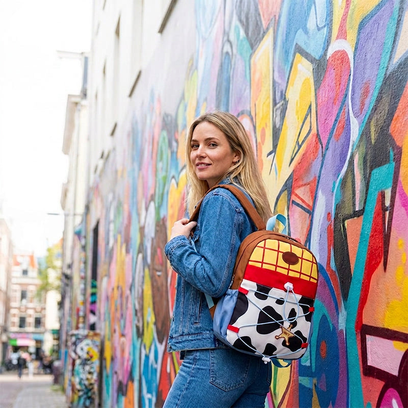 Cartoon High-Capacity Travel Backpack