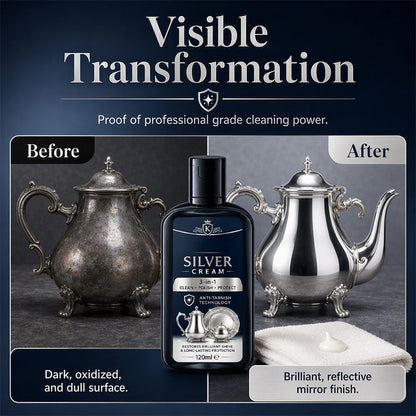 🎯 Amazing Deals - BUY 3 GET 5🔥Anti-Tarnish Silver Polish Cream for Jewelry & Metal