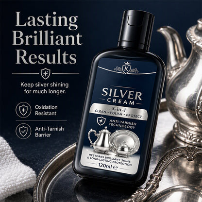 🎯 Amazing Deals - BUY 3 GET 5🔥Anti-Tarnish Silver Polish Cream for Jewelry & Metal