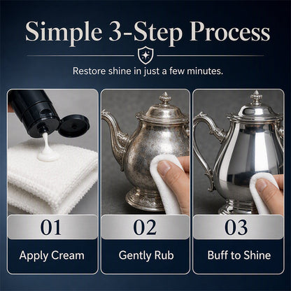 🎯 Amazing Deals - BUY 3 GET 5🔥Anti-Tarnish Silver Polish Cream for Jewelry & Metal