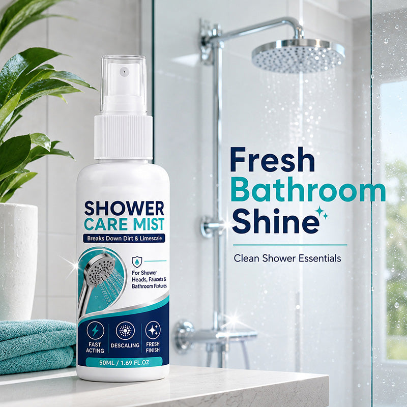 ⏳🏆2 KAUFEN, 1 GRATIS – 3er-Pack🚿✨Schnellwirkender Dusch-Kalkentferner-Spray – Löst hartnäckige Mineralablagerungen & Wasserflecken. Stellt den Wasserdurchfluss & Glanz wieder her – einfach aufsprühen & abwischen! 🧼💪