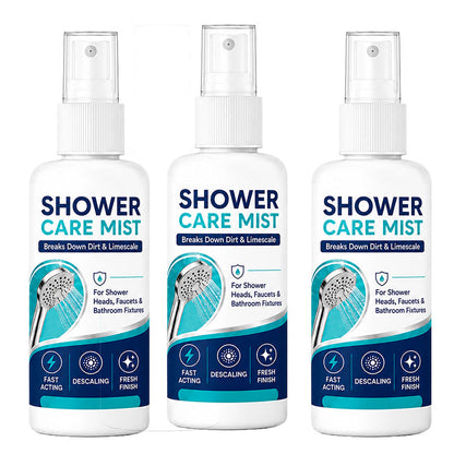 ⏳🏆2 KAUFEN, 1 GRATIS – 3er-Pack🚿✨Schnellwirkender Dusch-Kalkentferner-Spray – Löst hartnäckige Mineralablagerungen & Wasserflecken. Stellt den Wasserdurchfluss & Glanz wieder her – einfach aufsprühen & abwischen! 🧼💪