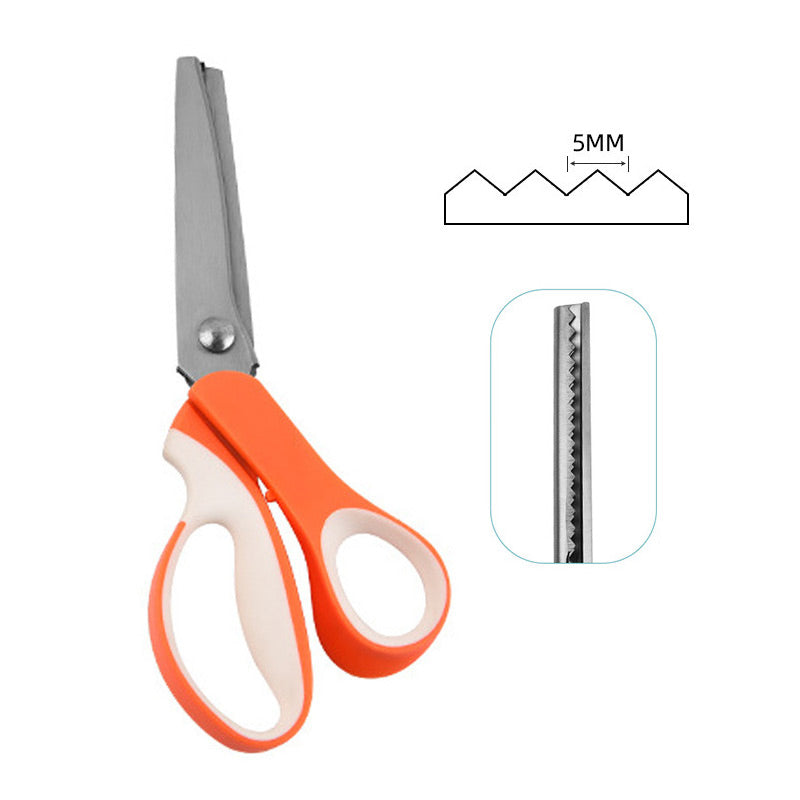 ✨ Time‑Limited Offer ⚡Multipurpose Pinking Shears Serrated Scissors