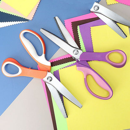 ✨ Time‑Limited Offer ⚡Multipurpose Pinking Shears Serrated Scissors
