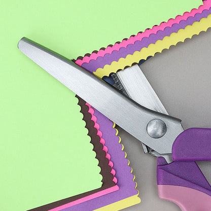 ✨ Time‑Limited Offer ⚡Multipurpose Pinking Shears Serrated Scissors