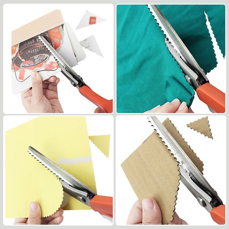✨ Time‑Limited Offer ⚡Multipurpose Pinking Shears Serrated Scissors