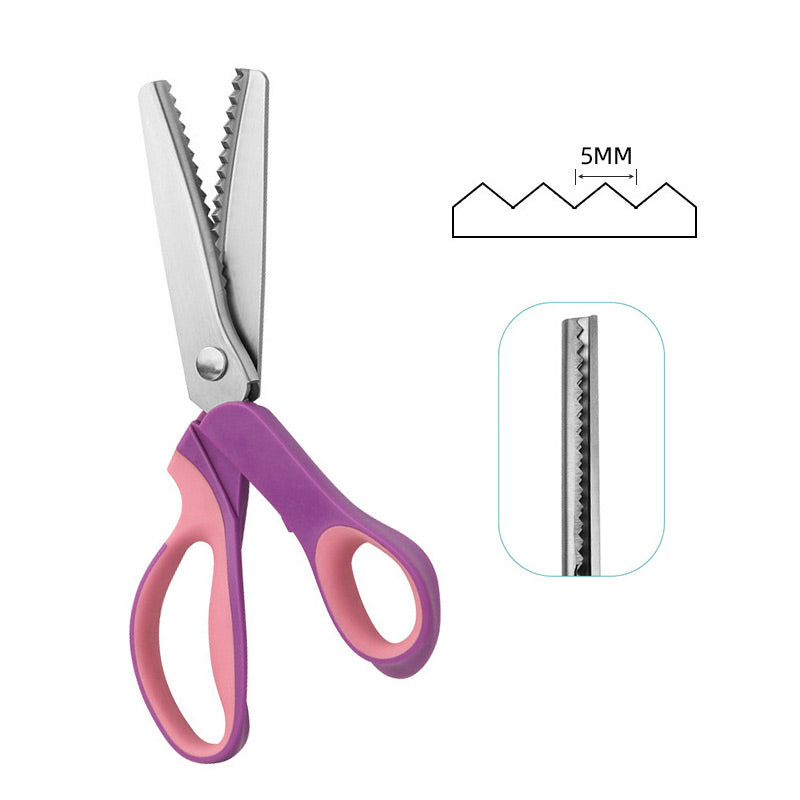 ✨ Time‑Limited Offer ⚡Multipurpose Pinking Shears Serrated Scissors