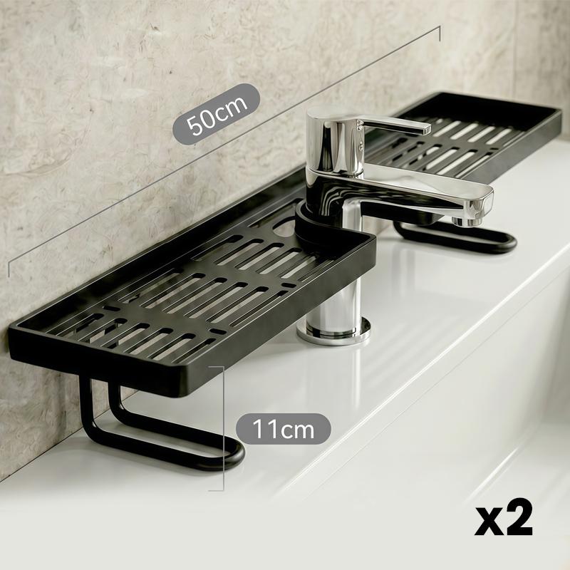 ⚡ Hot Savings 🔥No-Drill Kitchen Sink Sponge Holder & Drain Rack