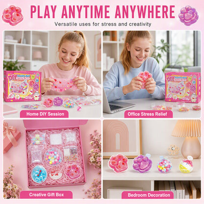⏳🔥LIMITED-TIME 50% OFF! ⏰DIY Fried Ice Squishy Toy Kit with Cat Claw Design for Kids