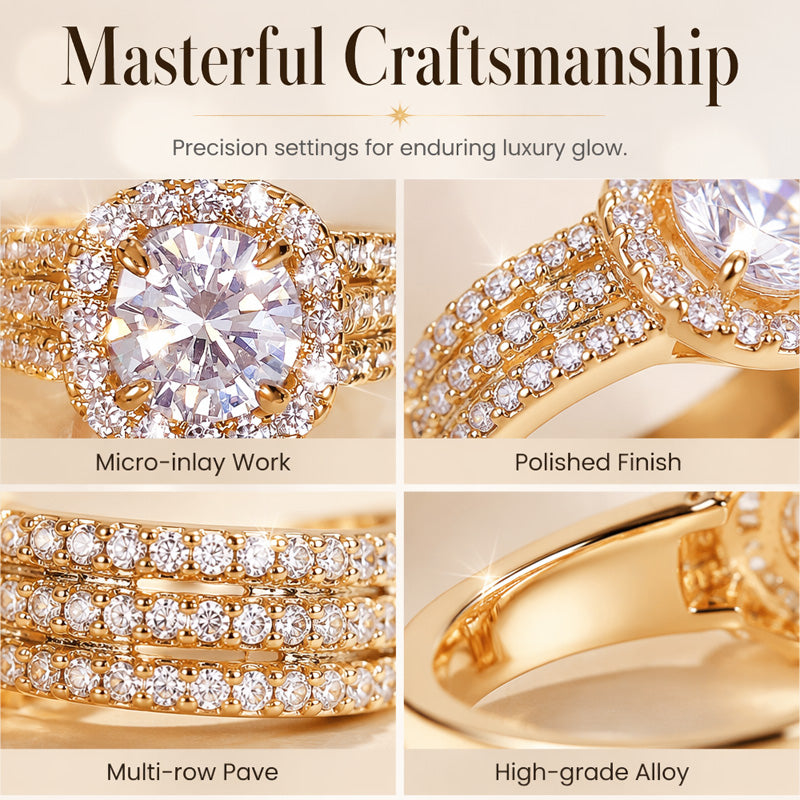Women's Cubic Zirconia Halo Ring