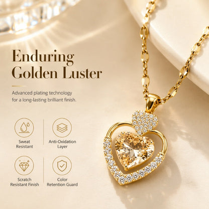 Elegant Teardrop Durian Pendant Necklace