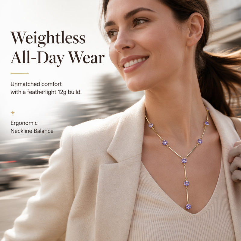 Women's Elegant Y-Shaped Drop Necklace
