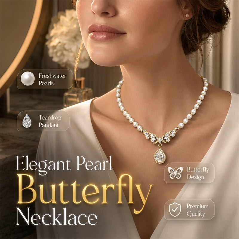 Women Elegant Natural Freshwater Pearl Necklace