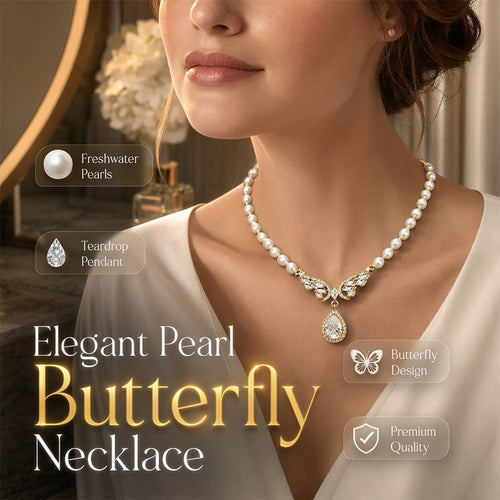 Women Elegant Natural Freshwater Pearl Necklace
