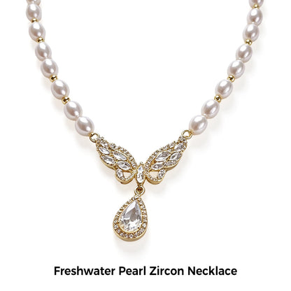 Women Elegant Natural Freshwater Pearl Necklace