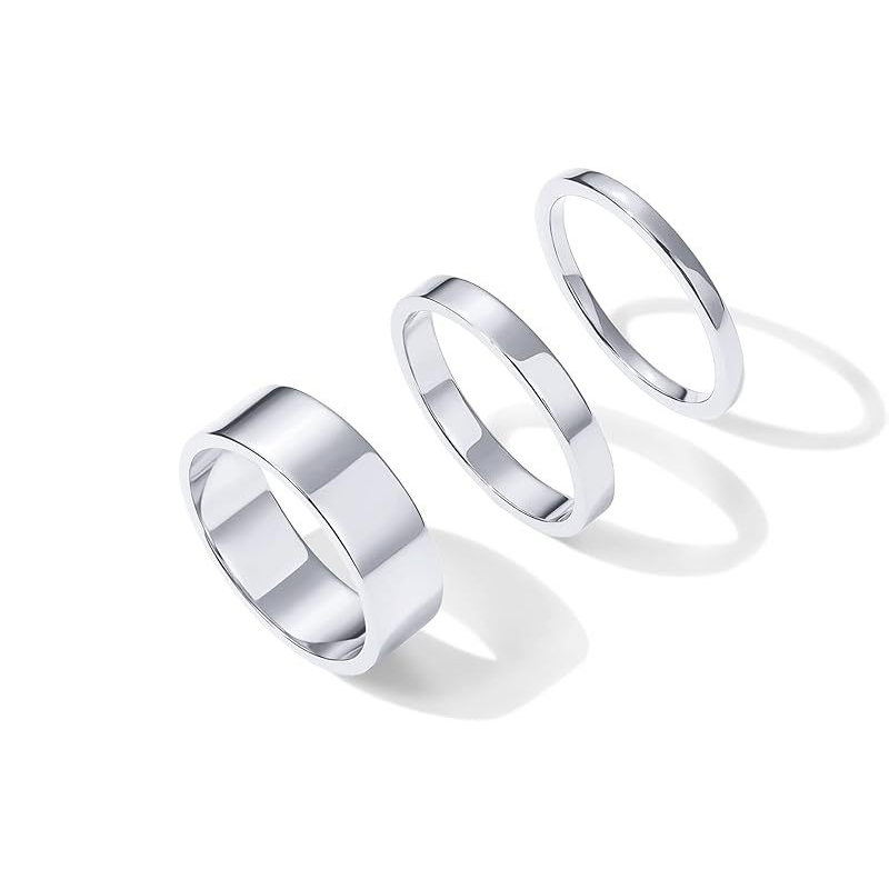 Thin Band Wave Beaded Ring Set High-End Index Finger Rings