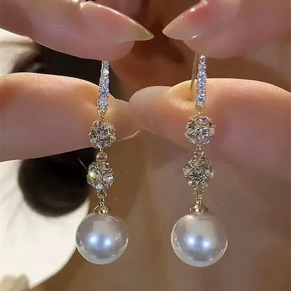 Elegant Pearl Drop Earrings