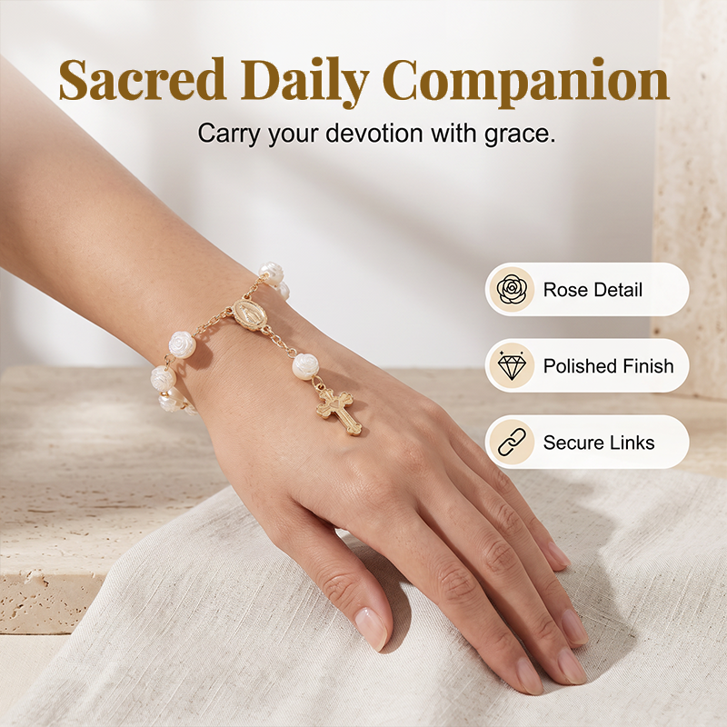 Elegant Rosary Bracelet