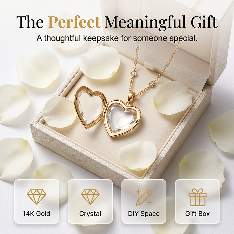 Glass Heart Pendant Necklace & DIY Charm Accessories