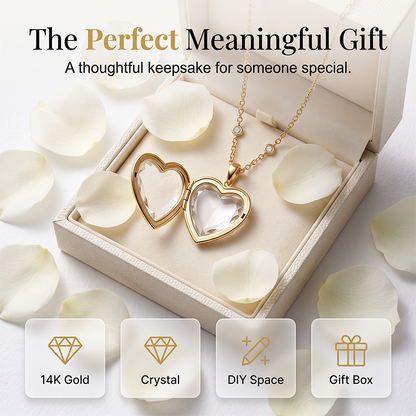 Glass Heart Pendant Necklace & DIY Charm Accessories