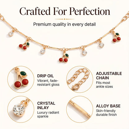Women's Summer Elegant Cherry Anklet