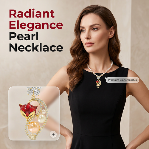 Women's Elegant Faux Pearl Necklace