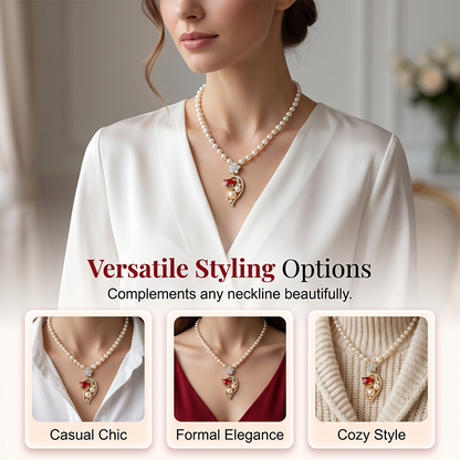 Women's Elegant Faux Pearl Necklace