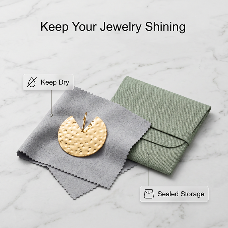 Retro Hammered Disc Drop Earrings