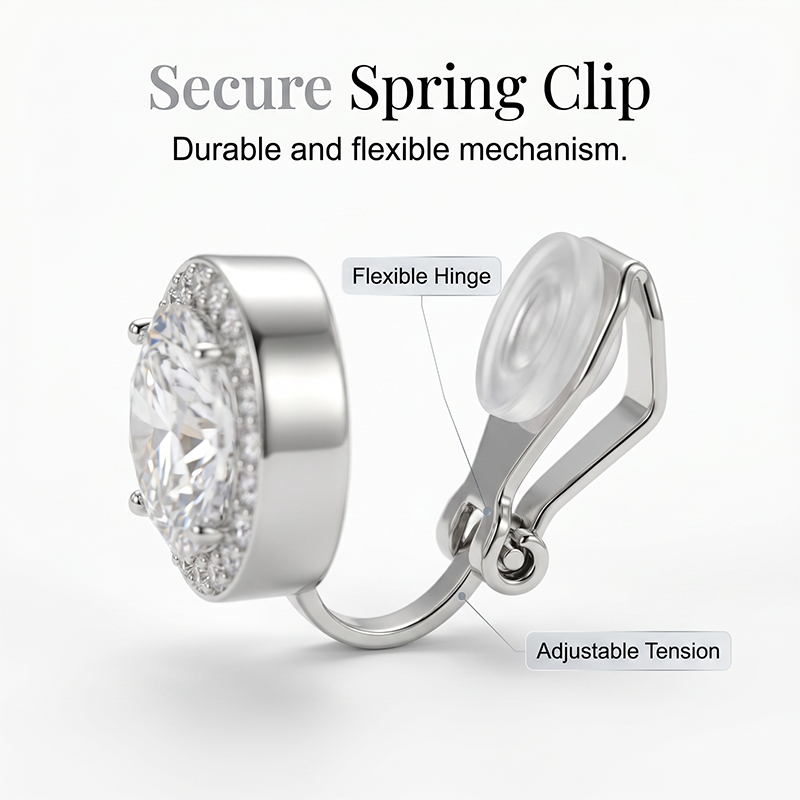 Sparkling Clip on Earrings for Women