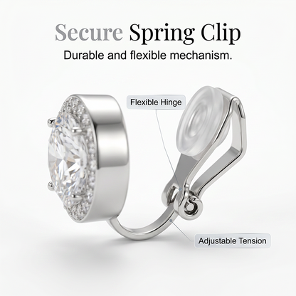 Sparkling Clip on Earrings for Women