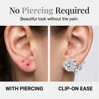 Sparkling Clip on Earrings for Women