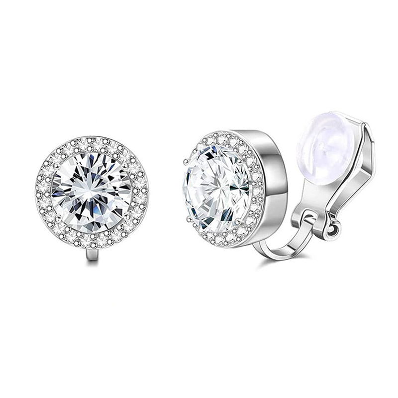Sparkling Clip on Earrings for Women