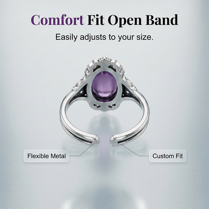 Vintage Lace Amethyst Ring