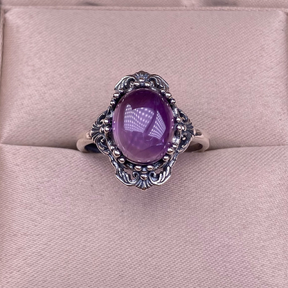 Vintage Lace Amethyst Ring