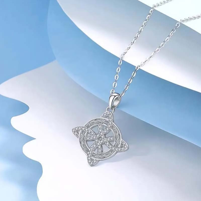 Women's Sparkling Starburst Pendant Necklace