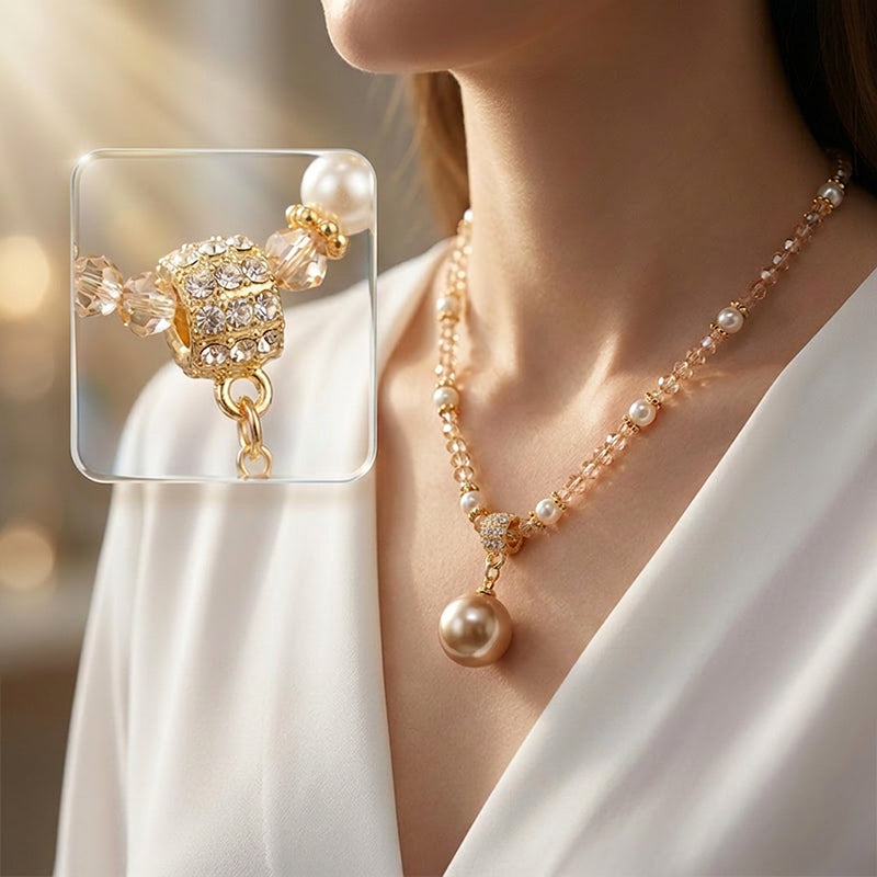 Elegant Synthetic Pearl Chain for Women