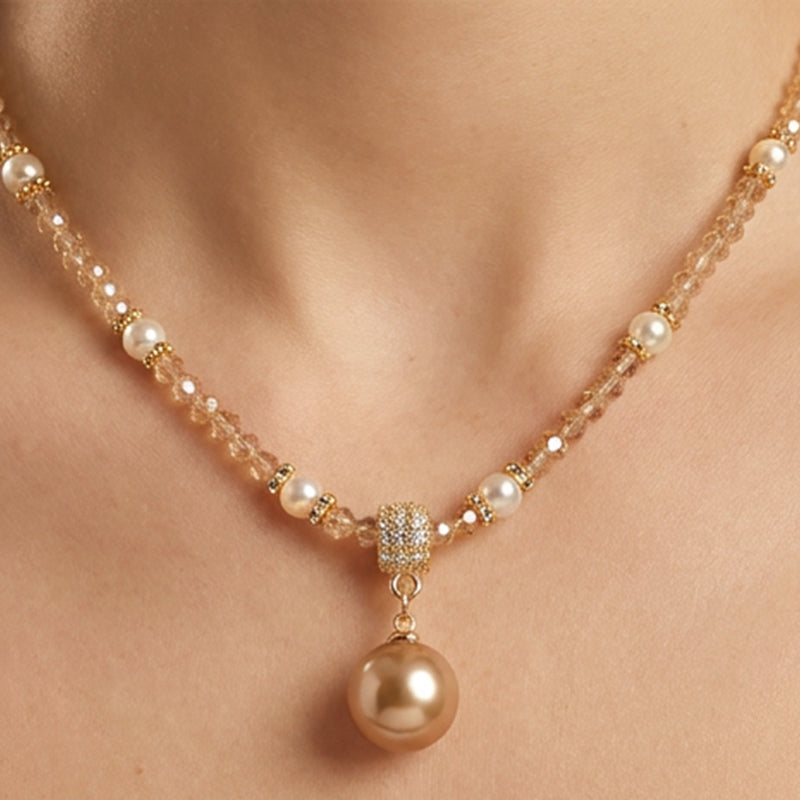 Elegant Synthetic Pearl Chain for Women