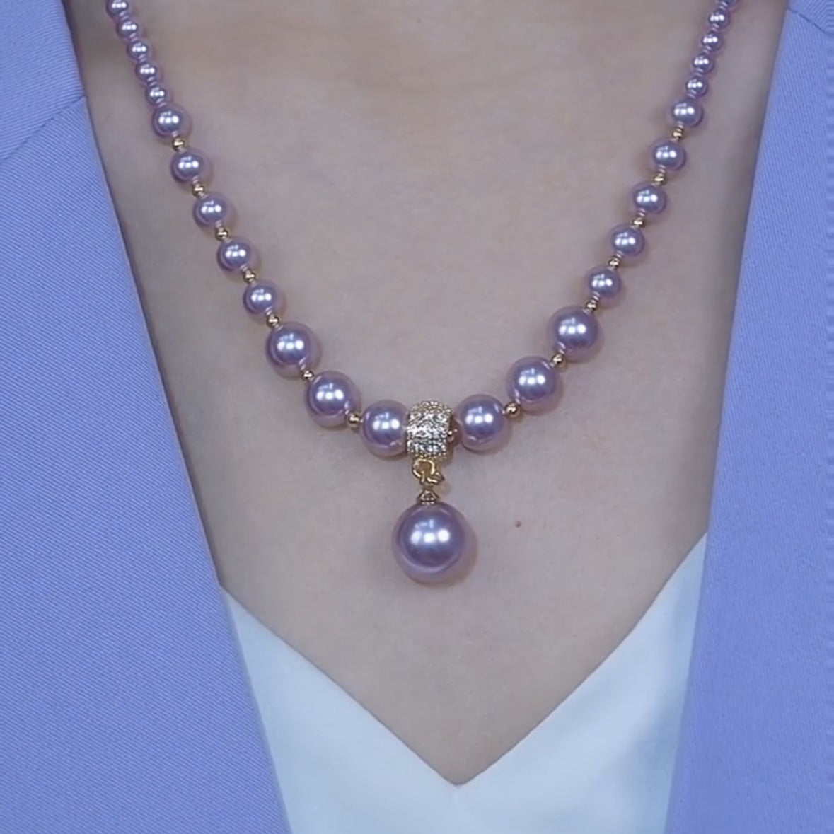 Elegant Synthetic Pearl Chain for Women